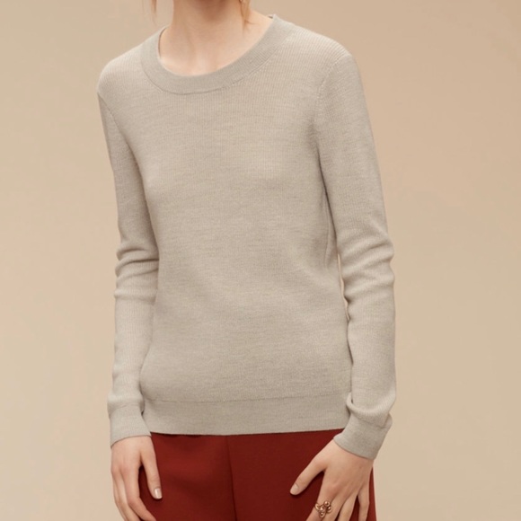 Wilfred (Black) Low Back Ribbon Tie Sweater - Picture 6 of 7